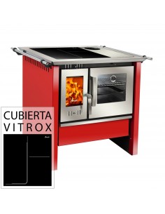 Cocina a leña Amesti Allegra Vitrox