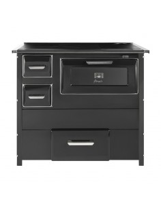 Cocina a leña Amesti Annetta Negra 2