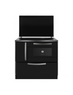 Cocina a leña Amesti Antonella Negra 2