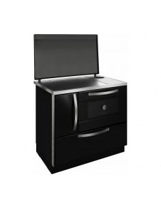 Cocina a leña Amesti Antonella Negra