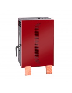 Estufa a pellet Amesti Bambu 6000 rojo 2