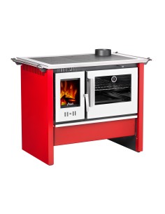 Cocina a leña Amesti Allegra XL Rojo Italiano