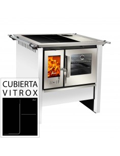 Cocina a leña Amesti Allegra Vitrox