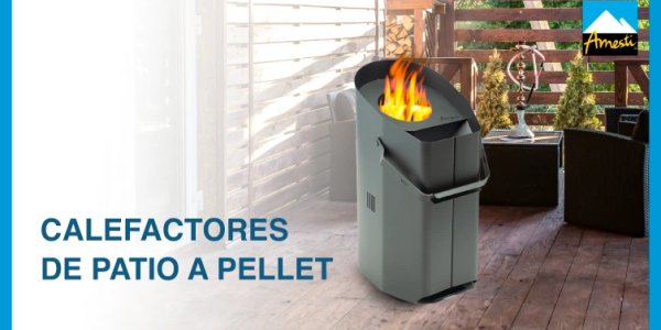 ¿Cómo funcionan los calefactores de patio a pellet?