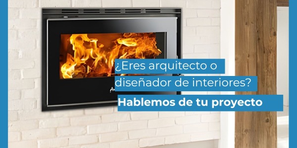 ¿Eres arquitecto o diseñador de interiores? Hablemos del proyecto chimenea